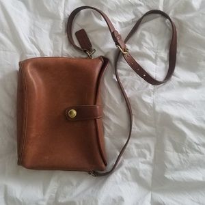 Vintage Coach Saddle Bag